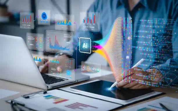 Data analysis with AI technology